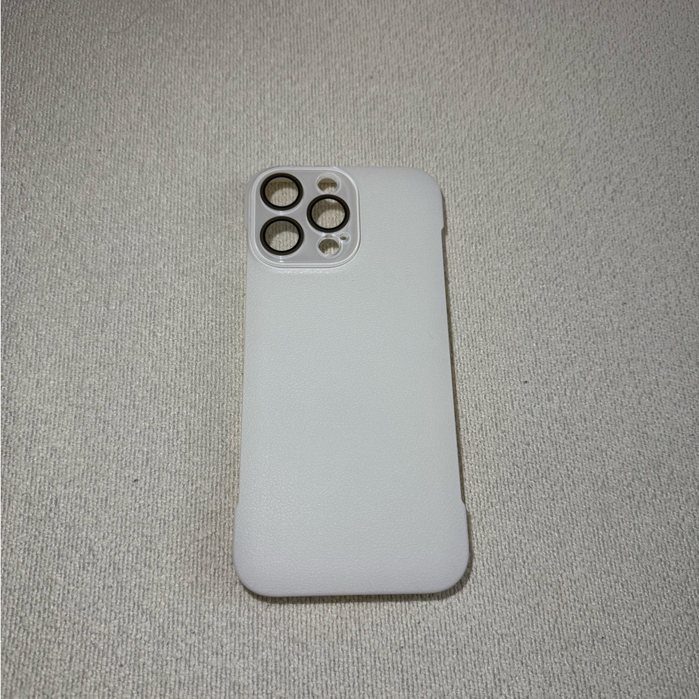 Slim White Phone Case